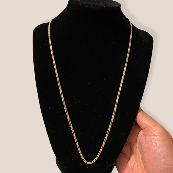 18K Saudi Solid Gold chain 20 inches 3.1 grams - Picture 1 of 1